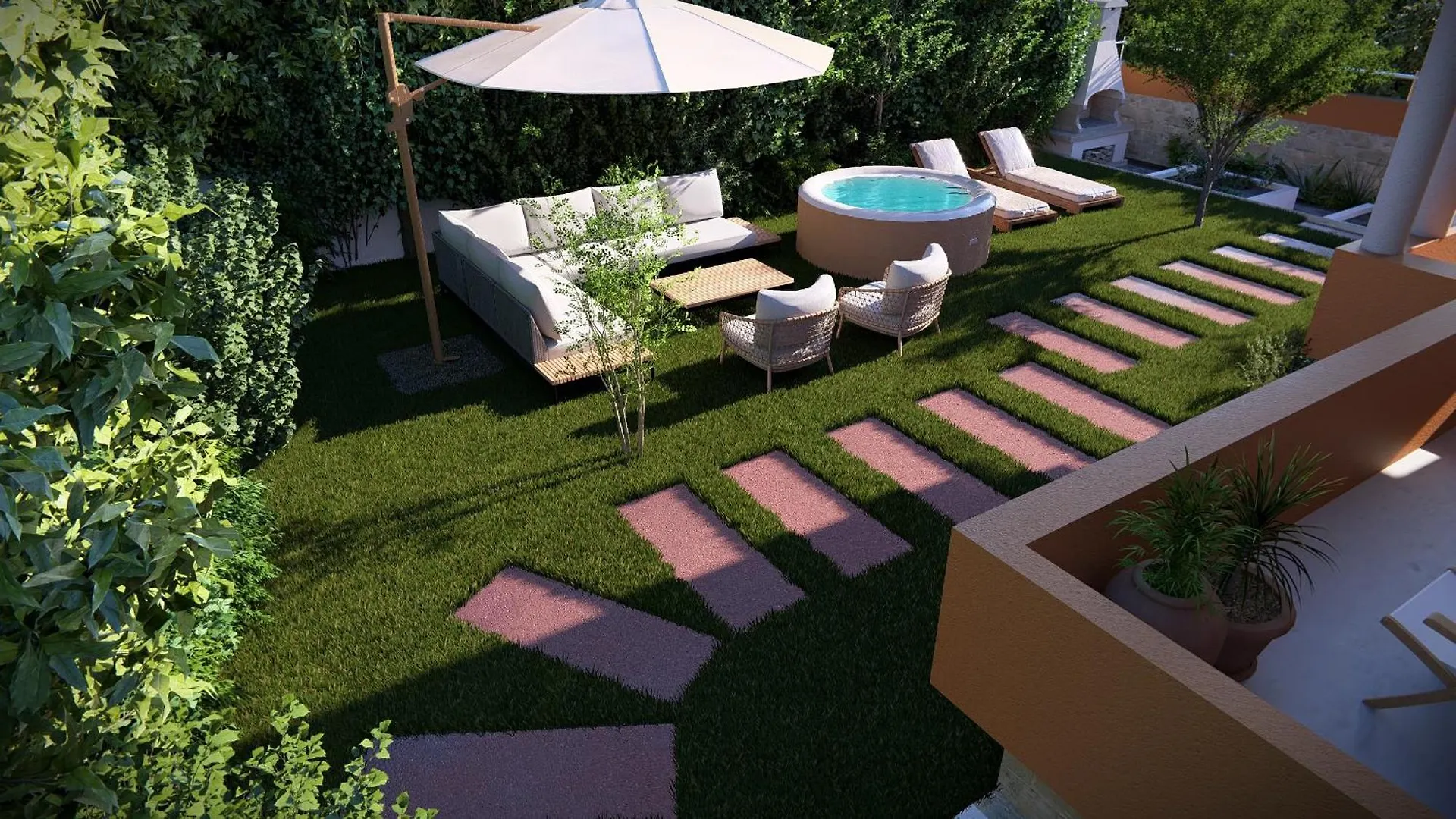 Luna Serene Garden Home - Jacuzzi & Gym Zadar